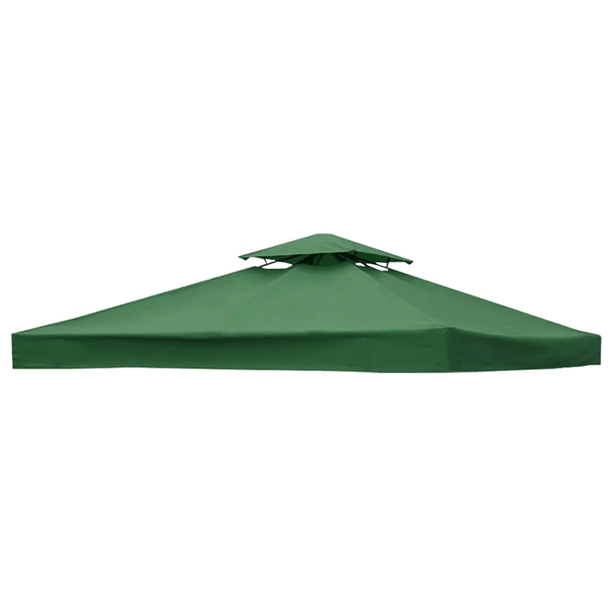 3x3m 2-Tier Garden Gazebo Replacement Canopy - Waterproof Oxford Patio Tent Roof
