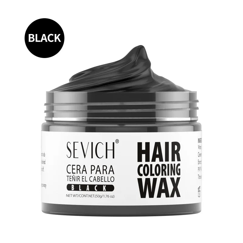 SEVICH Hair Colour Wax Temporary DIY Hair Coloring Wax One-Time Long Lasting Hair Dye Mud Cream Christmas Hair Styling Products