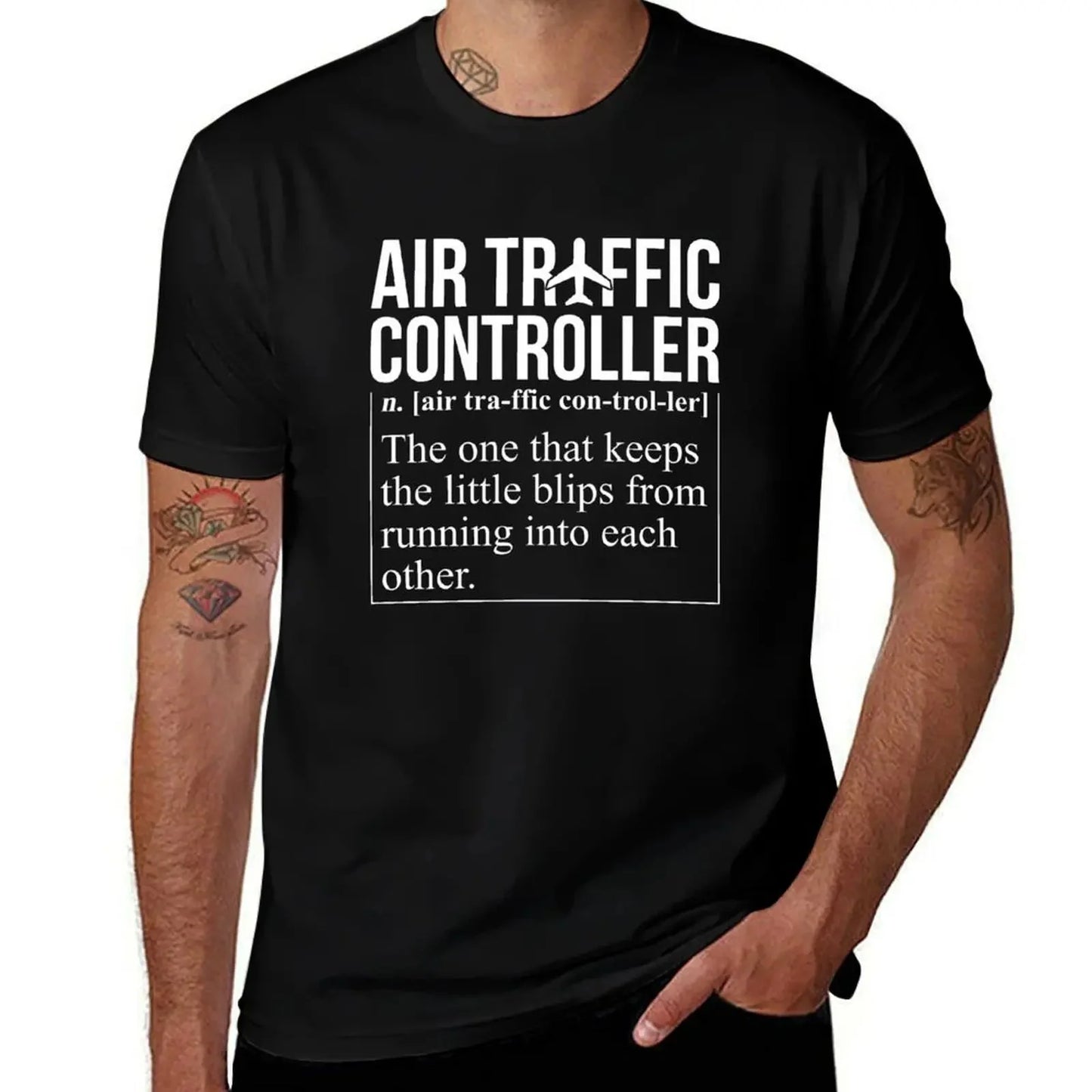 man Air t T-Shirt shirts Controller mens Funny shirts Definition t graphic with for prints t anime shirts Traffic