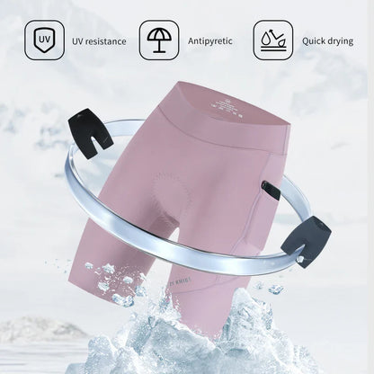 ZYKNIGT Women's Pro Summer Cycling Bib Shorts - High-Performance Free-Cut Hems & Breathable Quick-Dry Compression
