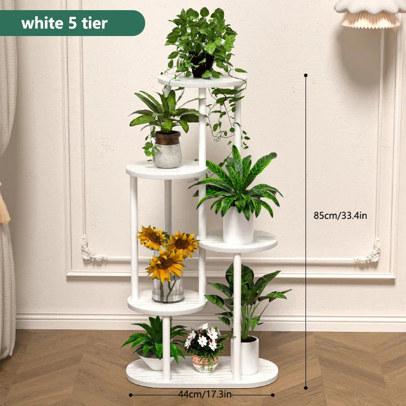 Plant Stand and Flower Stand Storage Shelf 4/5/6 Tier Flower Shelf Planter Rack Storage Organizer Display Indoor Garden Balcony
