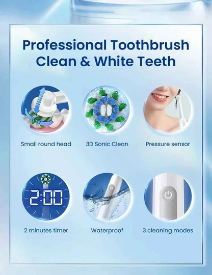 Oral B Electric Toothbrush Oral B Pro1 Max 3D Sonic Electric Toothbrush Teeth Whitening Precise Visible Pressure Sensor Smart