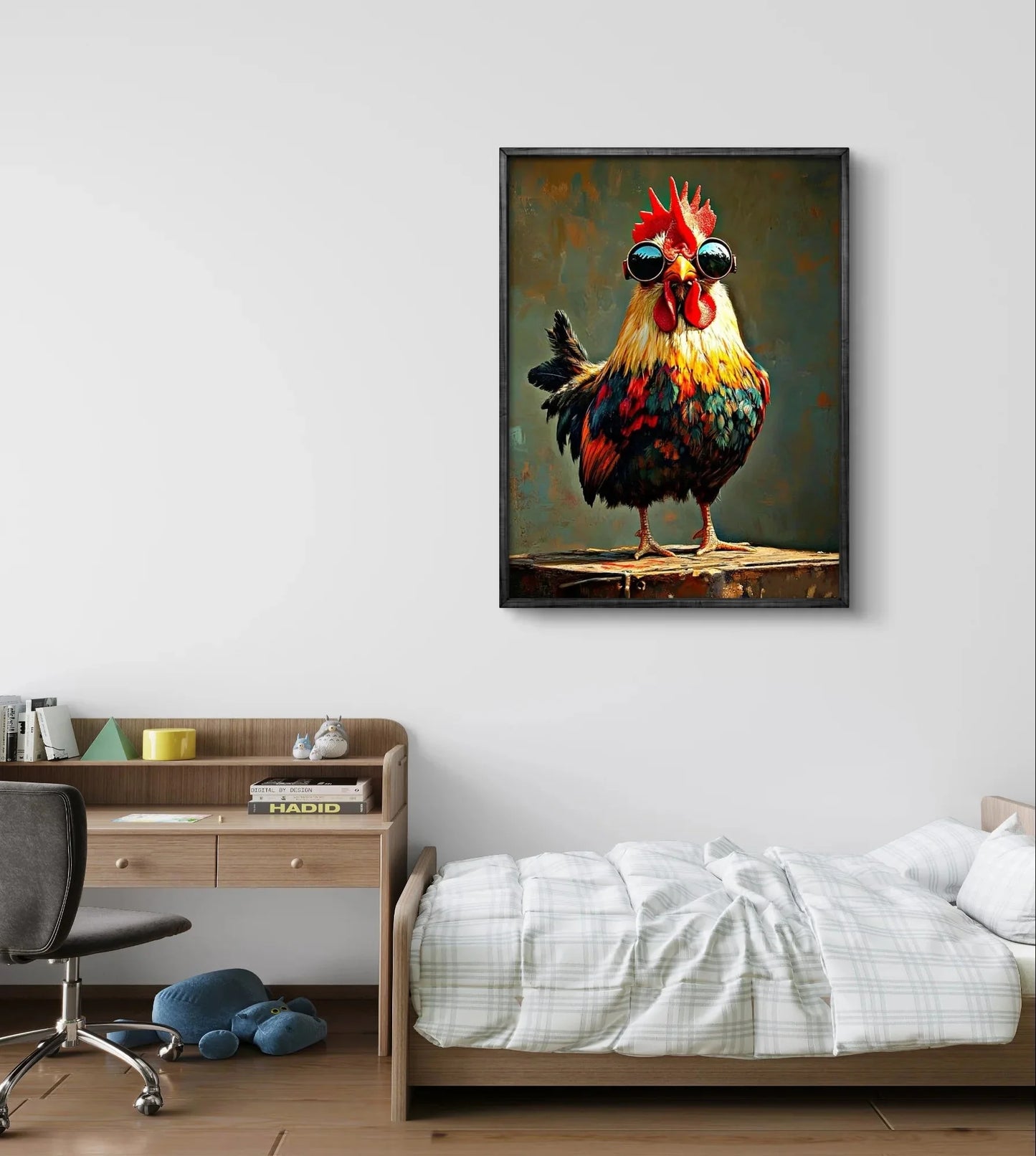 Pictures By Numbers Chicken Animal Paint Kit For Adults Digital Painting Oil Painting For Living Room Home Interesting Gift