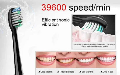 Sonic Electric Toothbrush Smart Ultrasonic Dental Teeth Whitening Rechargeable Adult Tooth Brush Sarmocare S100 With8 Brush Head