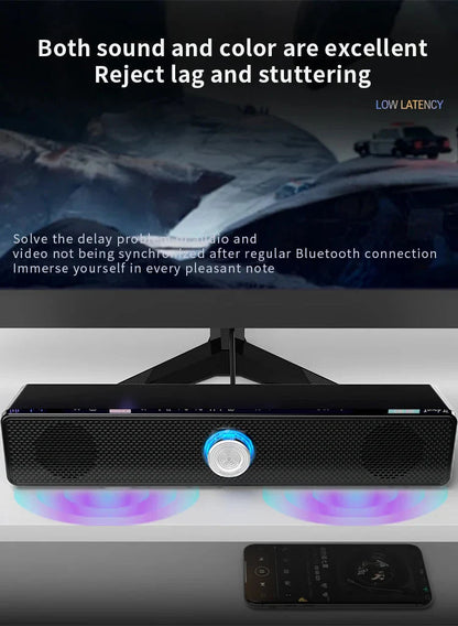 Surround Speaker Home Theater Sound System Computer Soundbar For TV Subwoofer Wired Stereo Strong Bass
