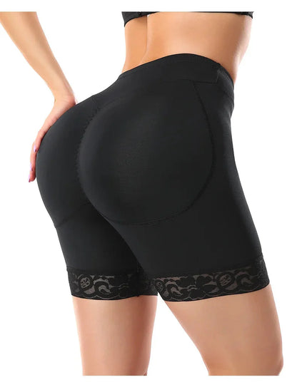 Women Butt Lifter Padded Lace Shapewear Thicker Butt Enhancer Control Panties Seamless Fake Buttock Underwear Big Booty Shorts