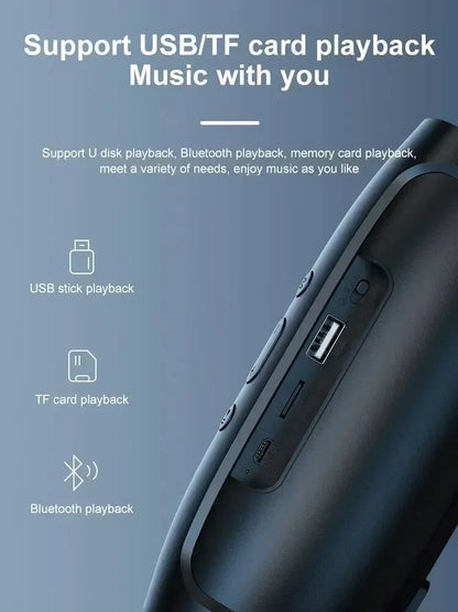 Bluetooth Speaker 8D mini Soundbar Dual Speaker Stereo Tfusb Playback Fm Voice Broadcasting Portable Subwoofer Wireless Speaker