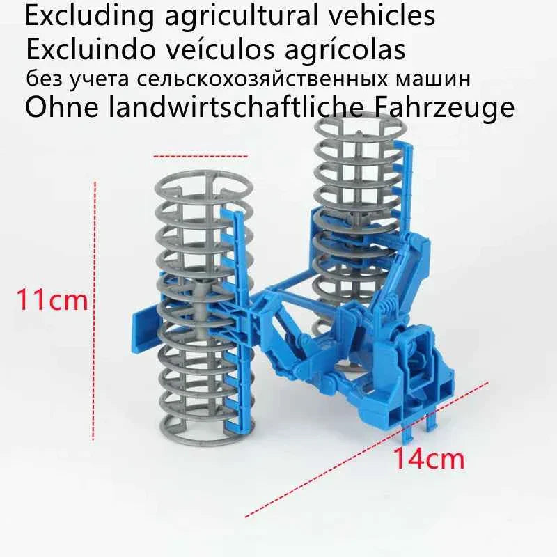 RC Farm Tractors Car 1/24 Radio Controlled Cars and Trucks 2.4G with Light Simulated Engineering Truck Model Toys for Children