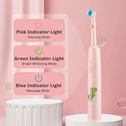 Sonic Electric Toothbrush Rechargeable Rotary Adult Waterproof with Timer 5 Modes & 4 Replaceable Brush Heads for Teeth Cleaning