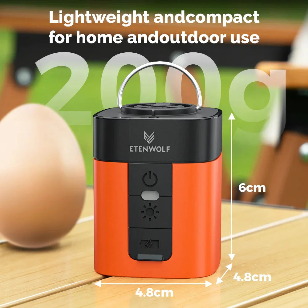 ETENWOLF AIR 3S Wireless Electric Air Pump 1300mAh Camping Light Small Inflator Deflator Outdoor Pump Pool Floats Sleeping Pads