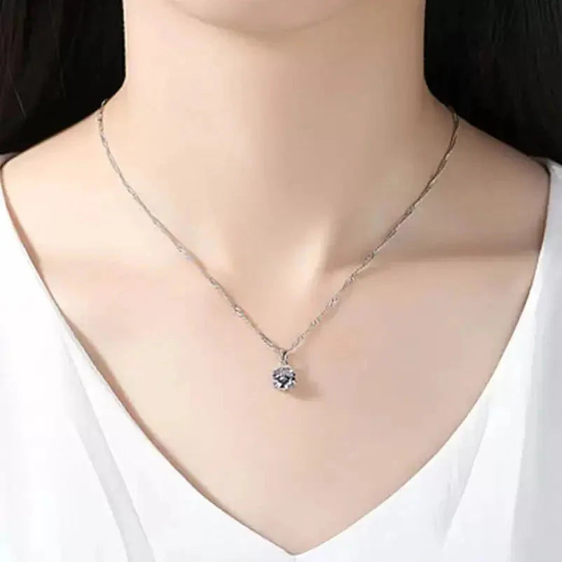 Bridesmaid Jewelry Set for Wedding 925 sterling silver chains Necklace Earring For Women Gemstone Rings Party Jewelry Sets