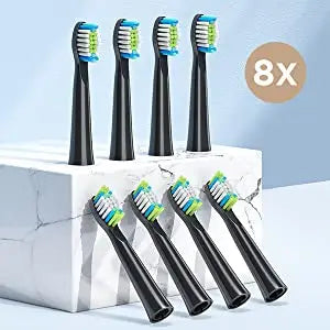 Fairywill Sonic Electric Toothbrush E11 Waterproof USB Charge Rechargeable Electric Toothbrush 8 Brush Replacement Heads Adult