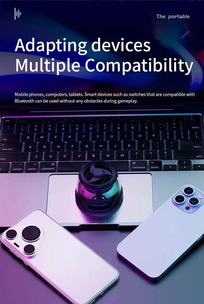 2025 New speakers home Rhythmic lighting Top shell vibration Plastic Material M8 LZ-B8 For Sooyn Portable Audio speaker gaming