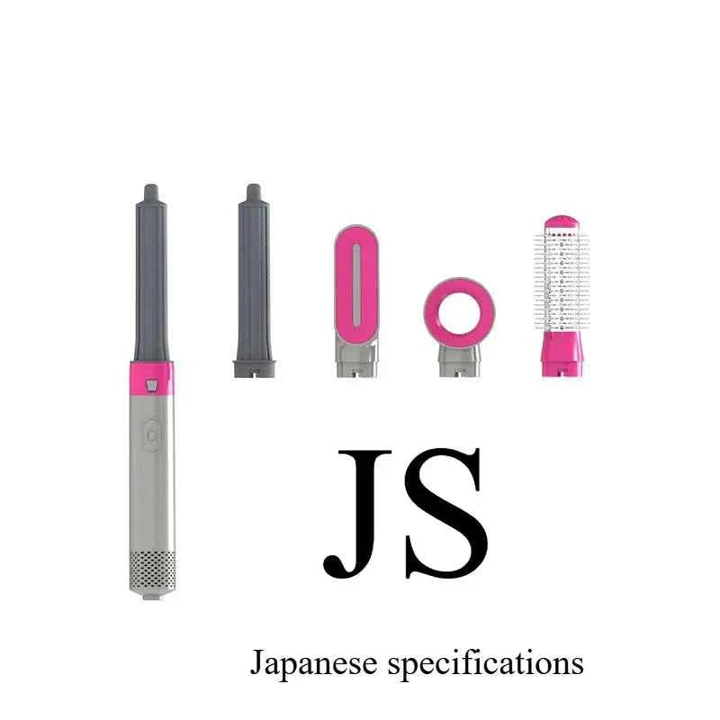 5-in-1 Negative Ion Automatic Curling Iron Multifunction Convenient Hair Dryer Volume Straight Hot Air Comb Curly Girl Method