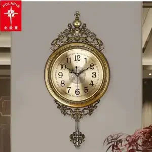 Large Luxury Gold Wall Clock Living Room Silent Creative Swing Wall watches Bedroom Quartz Clocks Wall Home Decor