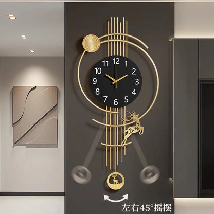 Wall Clock Large Bathroom Decor Room Digital Room Watch Interior Wall Decoration Gaming Decoration For Bedroom Accessories Live