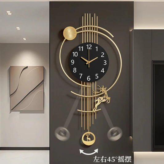 Wall Clock Large Bathroom Decor Room Digital Room Watch Interior Wall Decoration Gaming Decoration For Bedroom Accessories Live