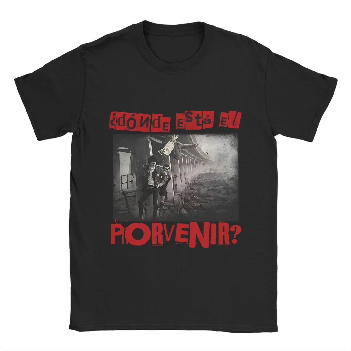 Men Eskorbuto Maldito T Shirts   Retro   Pure Cotton Clothes Vintage Short Sleeve O Neck Tee Shirt Gift Idea T-Shirts