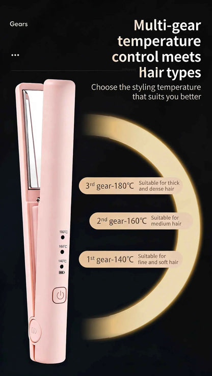 Hair Straightener Curling Iron Curler Rotating Hair Dryer Brush Tymo Styling Tool Beauty Salon Supplie Mini Crimping Hair Iron