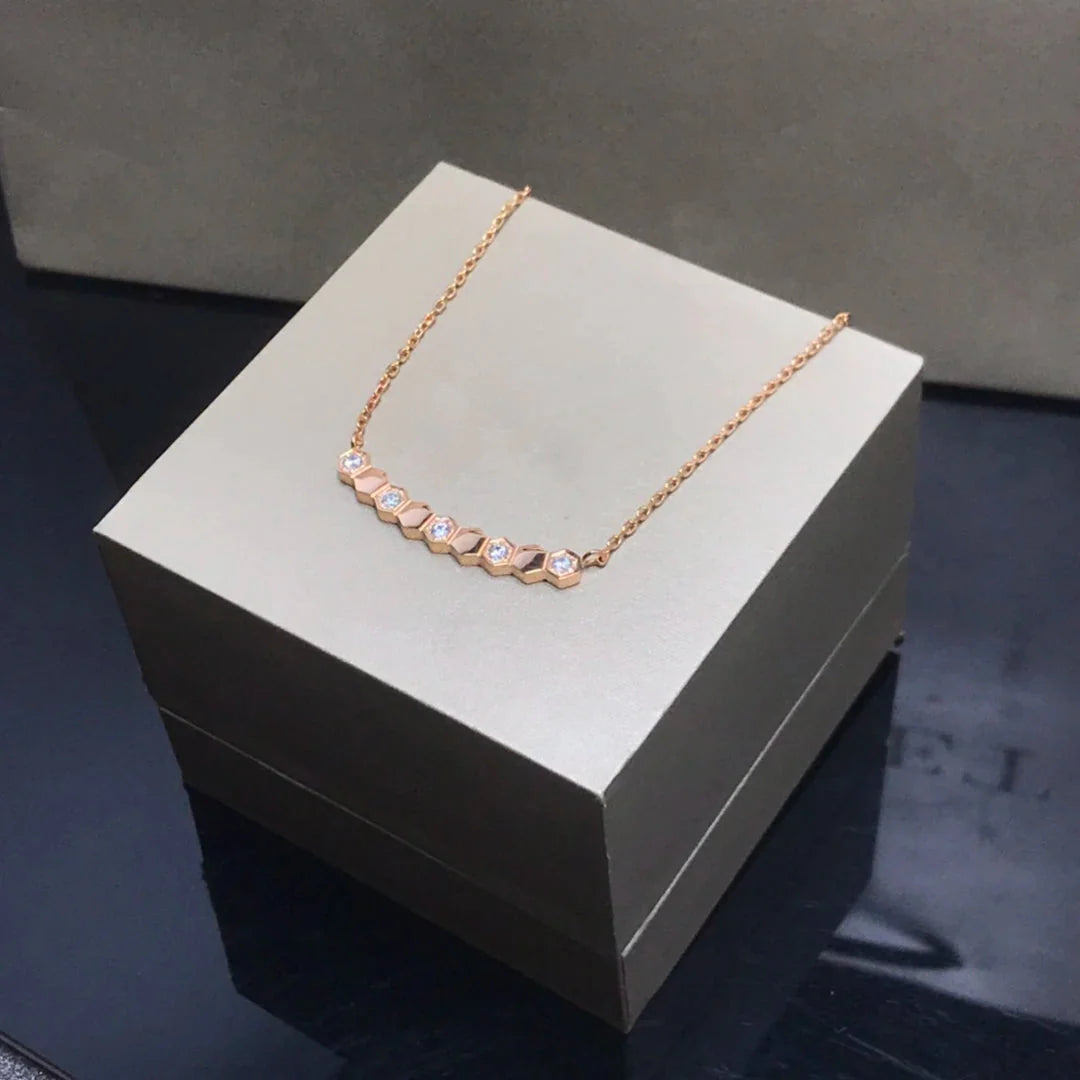 Luxury Jewelry 925 Pure Silver Women's Necklace.Trendy Wedding Jewelry Accessories Holiday Gifts
