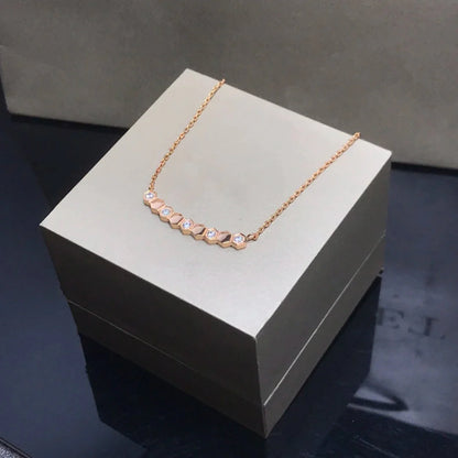 Luxury Jewelry 925 Pure Silver Women's Necklace.Trendy Wedding Jewelry Accessories Holiday Gifts