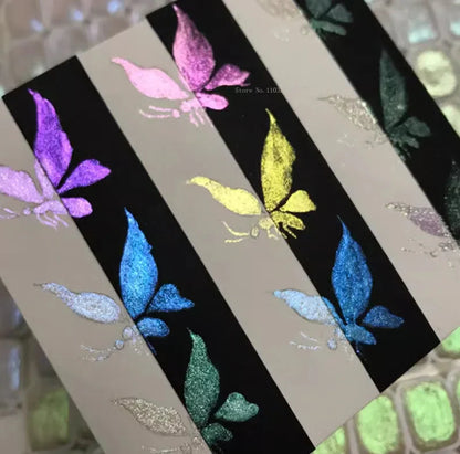 30 Color Conventional Color-changing Pearlescent Pigment Hand-painted Water Color Creation Calligraphy Painting Art Pigment