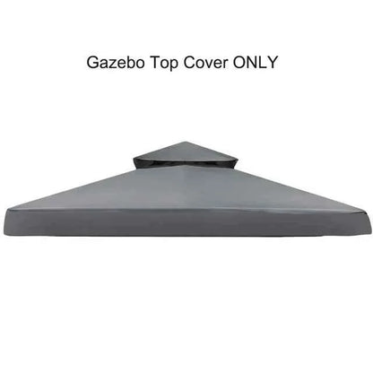 Grill Gazebo Replacement Canopy Roof, Outdoor BBQ Gazebo Top, Double Tiered Shelter Cover Roof ,for Yard Patio Garden Sunshade
