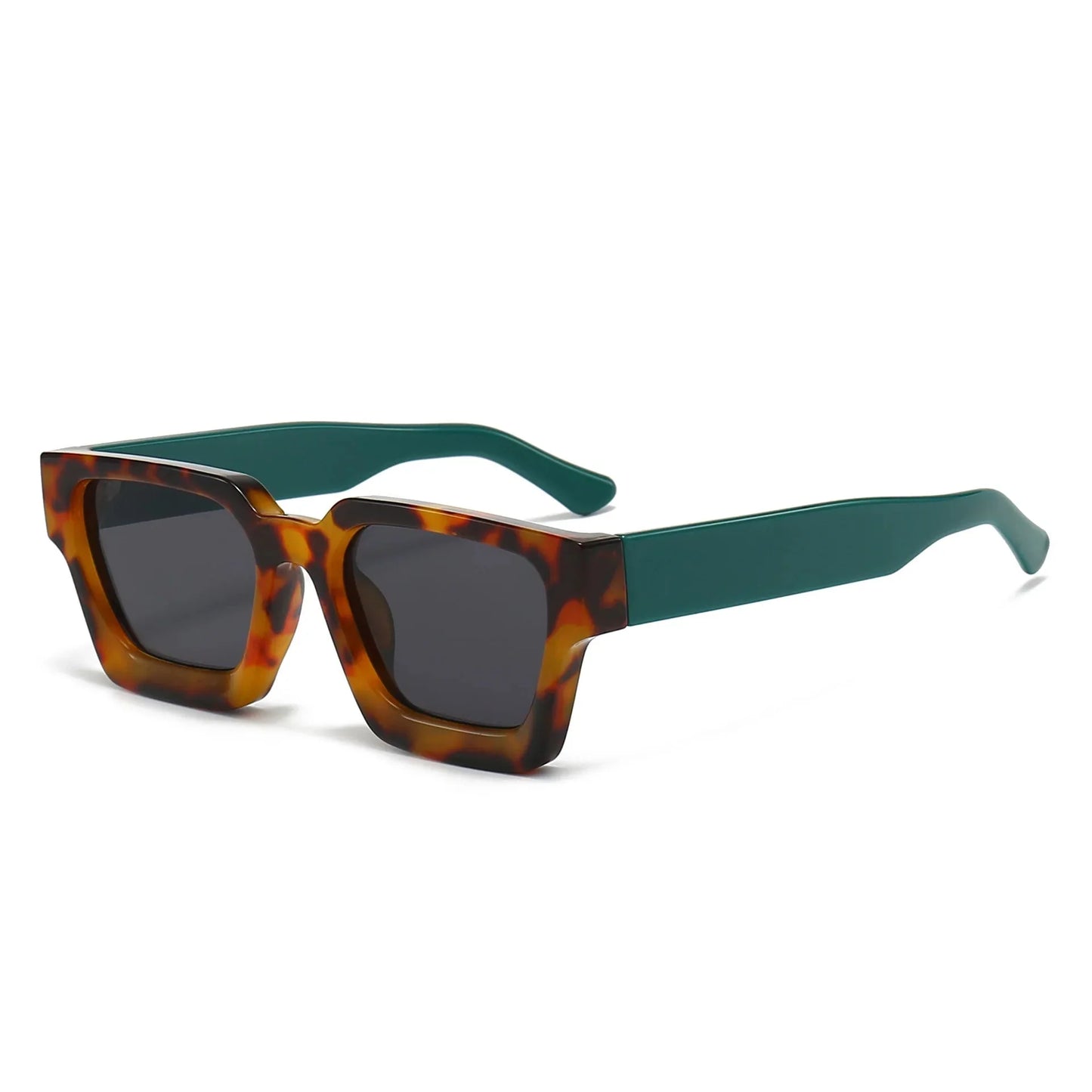 KLASSNUM Men Square Frame Sunglasses 2025 Luxury Brand Designer Sun Glasses Retro Trendy Shades UV400 Unisex Women Glasses New