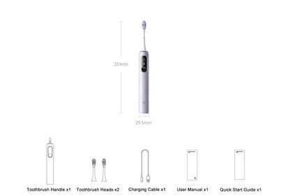 MIJIA Oscillation Electric Toothbrush Pro,Smart 4 Modes,IPX8 Waterproof Sonic Vibration Toothbrushes,180-day Battery Life