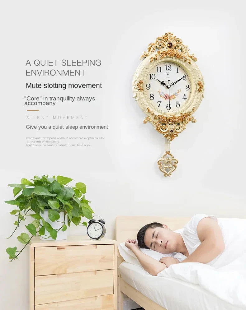 Polaris Light Luxury Home Design 60cm Wall Clock