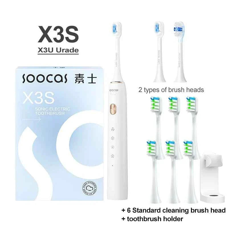 SOOCAS X3S Sonic Electric Toothbrush 180 Days Battery Life Smart Ultrasonic Tooth Brush Cleaner Adult Automatic IPX8 Waterproof