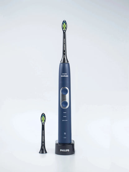 Philips Sonicare ProtectiveClean 6100 Rechargeable Electric Power Toothbrush, Navy Blue, HX6871