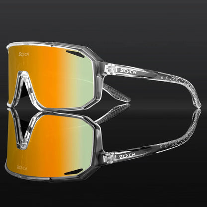 SCVCN Men bicycle Cycling Sunglasses Woman MTB road bike Driving Goggles Outdoor Sports running Glasses UV400 Hiking Eyewear