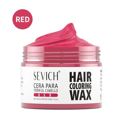 SEVICH Hair Colour Wax Temporary DIY Hair Coloring Wax One-Time Long Lasting Hair Dye Mud Cream Christmas Hair Styling Products