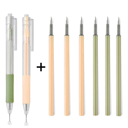 1/8pcs Art Utility Knife Pen Knife Pen Refill Set Paper Cutting Tool Precision Scrapbooking Sticker Cutter DIY Craft Supplies