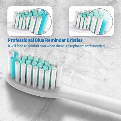 Sonic Toothbrush Heads For Philips Sonicare 20pcs With 4pcs Protective Cover Soft Dupont Bristles Electric Toothbrush