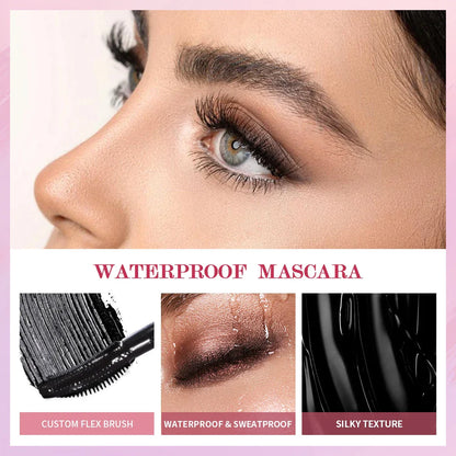 Black Waterproof Mascara Lengthening Eyelash Extension Eye Lashes Brush Beauty Curling Mascara Korean Cosmetics Long-wearing