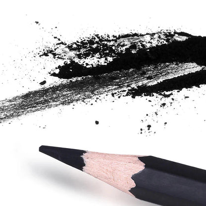 Specialized Sketch Charcoal pencils,Hard,Neutral,Soft Refills,Drawing Pencils,Art Student,Master Fine Arts Supplies 12pcs Box