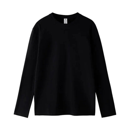 MRMT 2026 Brand New Mens T Shirt Combed Cotton Loose Tide Round Neck Long-Sleeved Men t-Shirt Pure Bottoming Top Tees Shirt