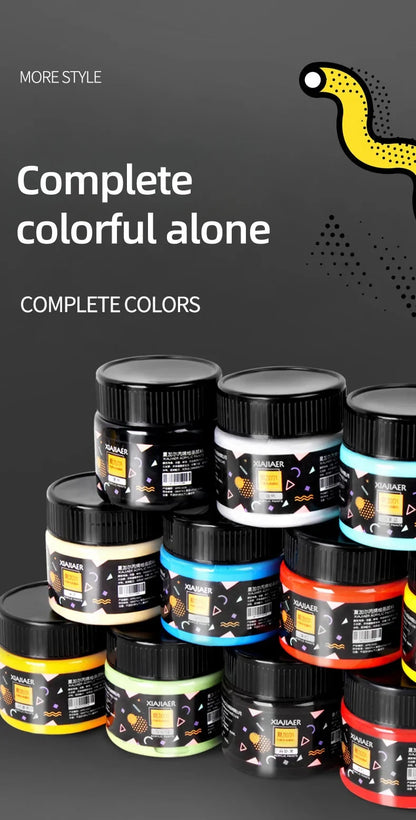 Acrylic paint 100ml hand-painted wall painting Graffiti Stone T-shirt tinned paint Studio multi-color acrylic paint