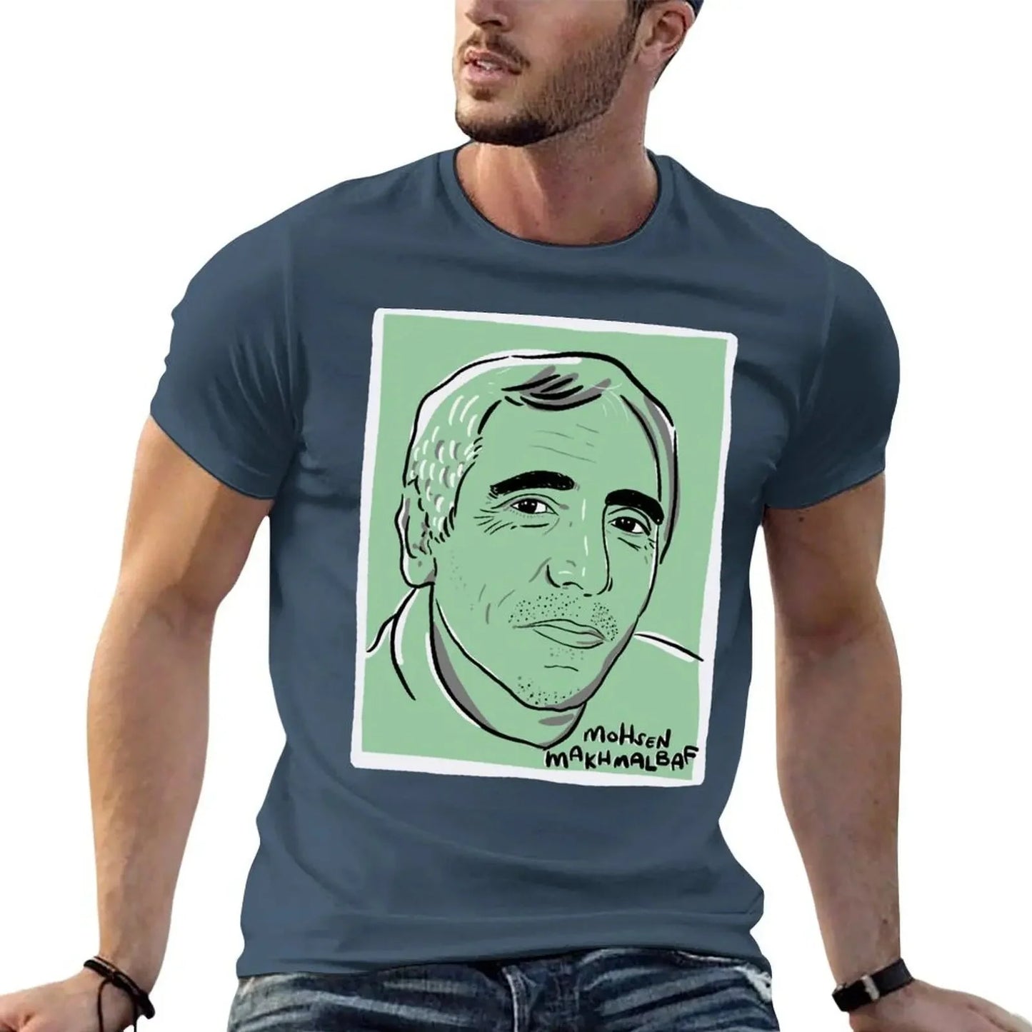 man t shirts 100% T-Shirt Makhmalbaf shirts casual t man t shirt man funny Mohsen cotton