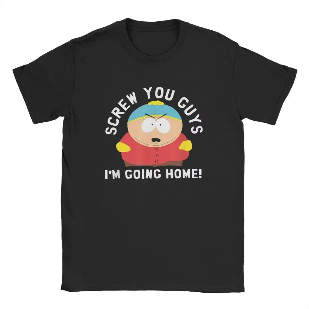 T-shirts Men Women Funny Cartoon Cute Comic Summer Cotton Casual Short Sleeve Round Neck Clothing Loose Tops