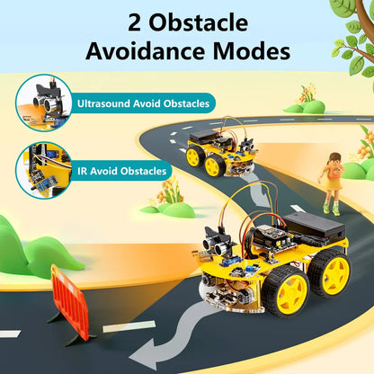 ESP32 Smart Robot Car Kit  Remote Control Car for Arduino Programming Project STEM Education Science Coding Kit