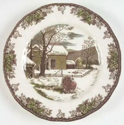 British Friendship Village series, decorative plates, Western food plates