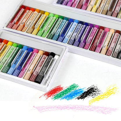 Professional Non Toxic Painting for Artists Drawing Beginners Oil Pastels Set Oil Pastel Stick Crayons Art Supplies
