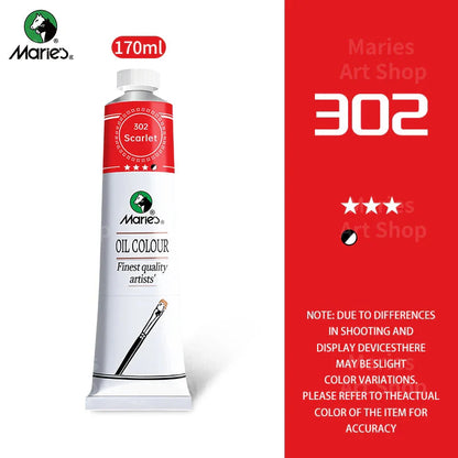 Marie's Oil Paint 170ml/5.95oz Large Tube,Art Supplies for Canvas Painting,Egg,Graffiti,Fabric,Stone,Leather,Wood,Ceramic