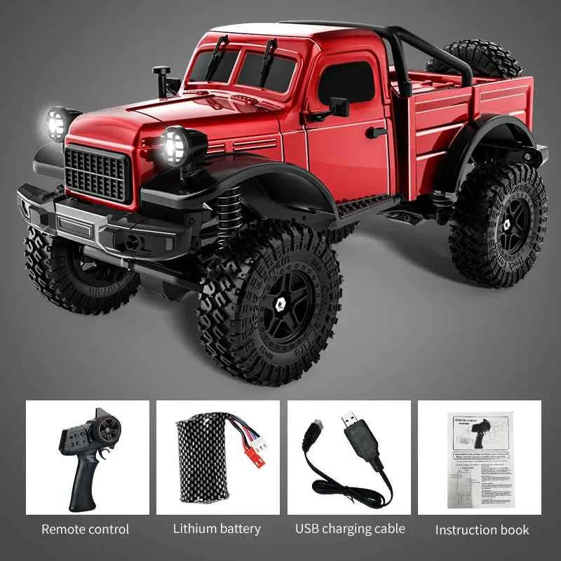 RC Car C8813 Full Proportional Throttle Pickup Truck Model Remote Control Toy 4WD Climbing Off-Road Rc Remote Control Car Gift