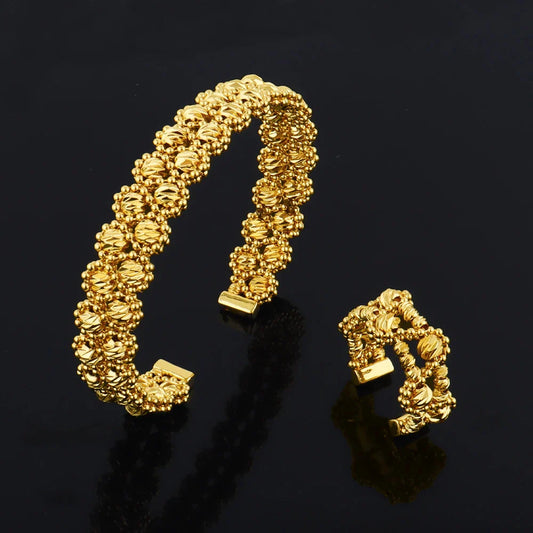 Necklace Bracelet Ring Earrings Jewelry Sets for Women, Elegant Charm Gift for Party Wedding, Sparkling Jewellery Woman Accessor