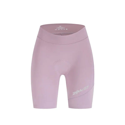 ZYKNIGT Women's Pro Summer Cycling Bib Shorts - High-Performance Free-Cut Hems & Breathable Quick-Dry Compression
