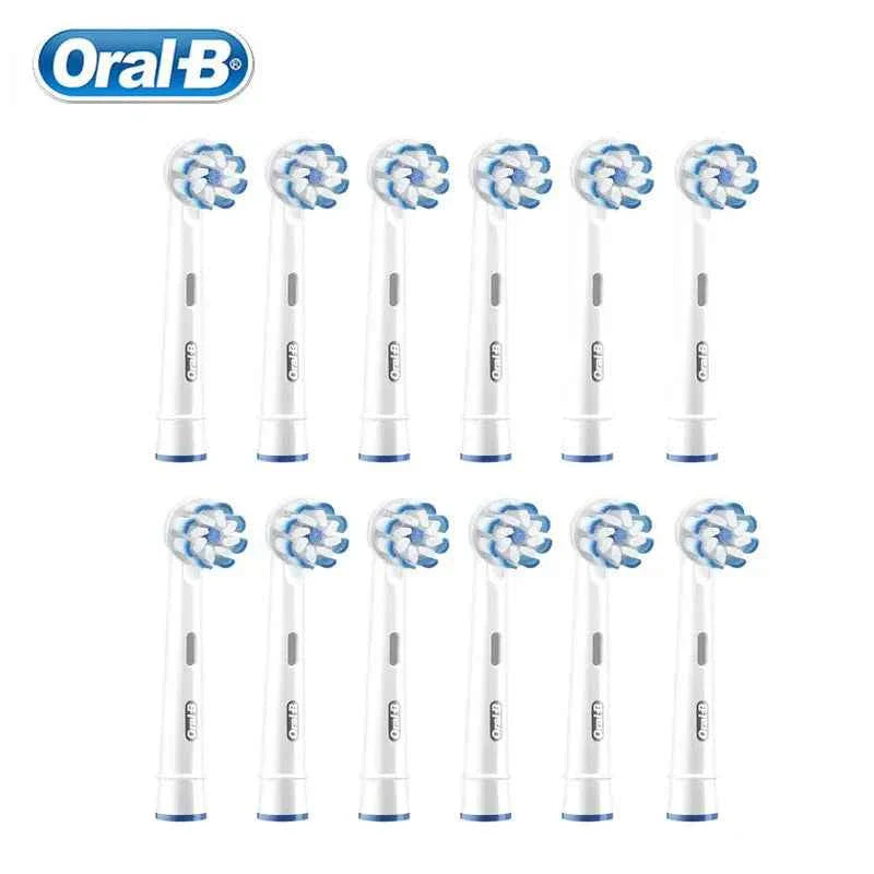Oral-B EB60 Sensi Ultrathin Replacement Electric Toothbrush Heads Clean Care Sensitive Original Tooth Brush Refill 1-12 pcs